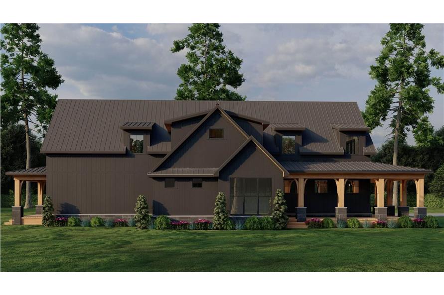 Left Side View of this 4-Bedroom,3033 Sq Ft Plan -193-1342