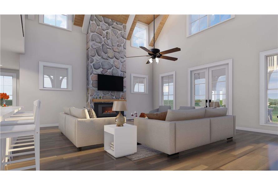 Great Room of this 4-Bedroom,3033 Sq Ft Plan -193-1342