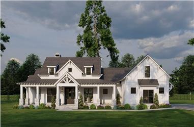 Farmhouse House Plan - 3 Bedrms, 2.5 Baths - 2610 Sq Ft - #193-1343