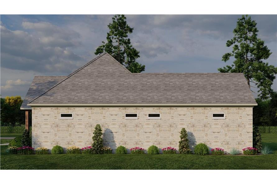 Right Side View of this 3-Bedroom,2755 Sq Ft Plan -193-1347