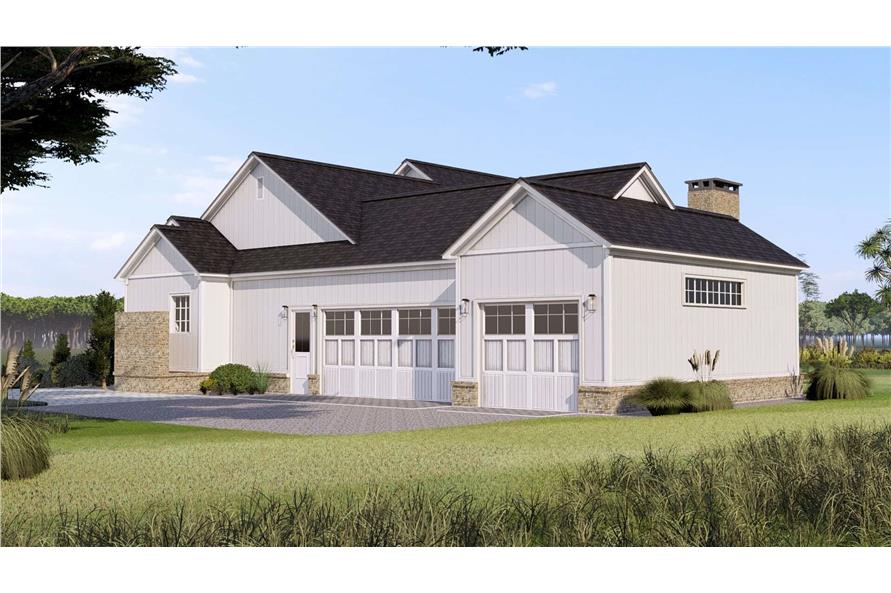 Right Side View of this 3-Bedroom,2481 Sq Ft Plan -193-1351