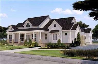 Modern Farmhouse Home Plan - 3 Bedrms, 3.5 Baths - 2481 Sq Ft - #193-1351