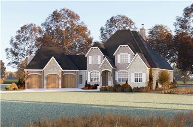 European Floor Plan - 5 Bedrms, 3.5 Baths - 3346 Sq Ft - #193-1352