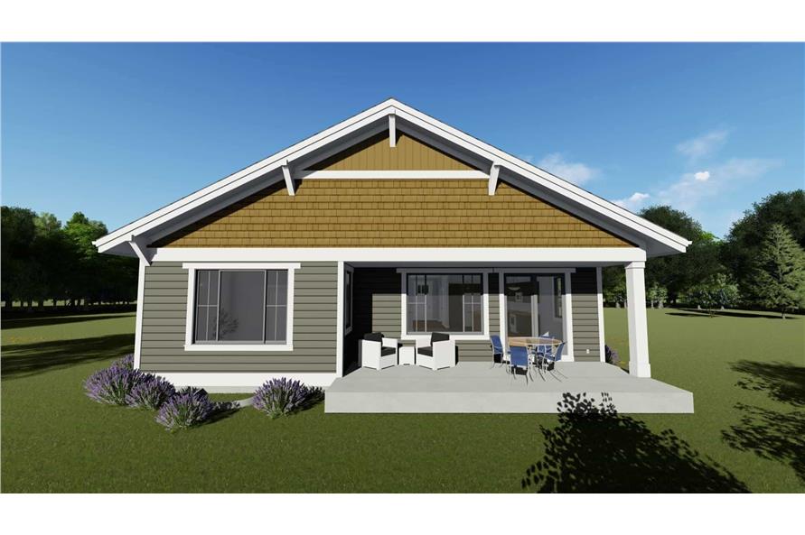 Patio of this 2-Bedroom, 1378 Sq Ft Plan - 194-1031