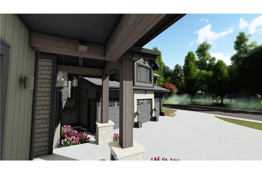 Porch of this 4-Bedroom,2998 Sq Ft Plan -2998