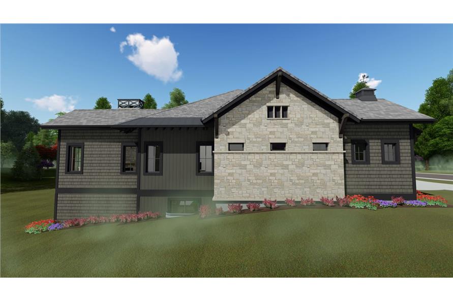 Side View of this 4-Bedroom,2998 Sq Ft Plan -2998