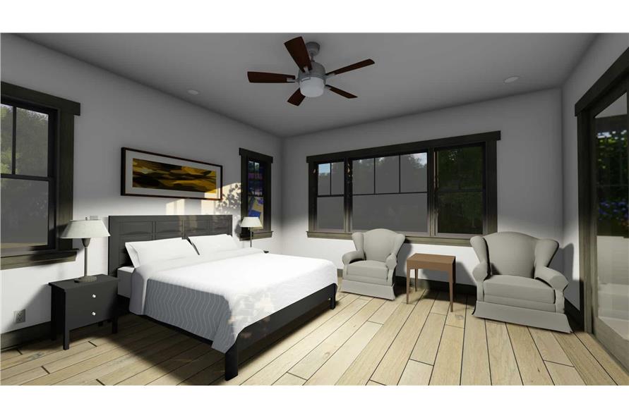 Master Bedroom of this 2-Bedroom, 2659 Sq Ft Plan - 194-1045