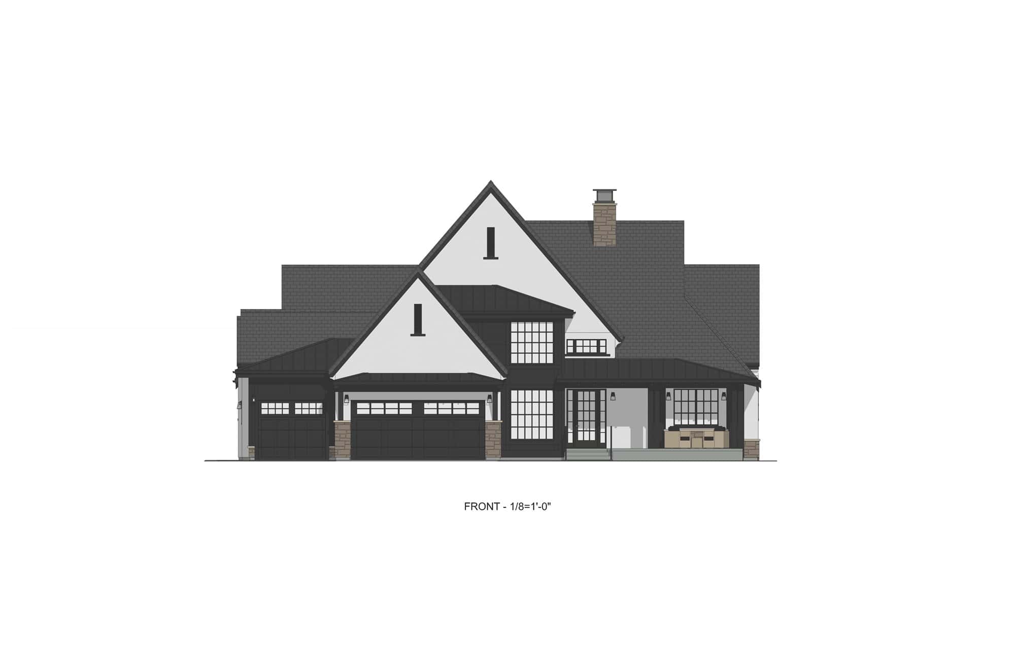 French House Plan- 3-6 Bedrms, 3.5-6 Baths - 2748-5040 Sq Ft #194-1070