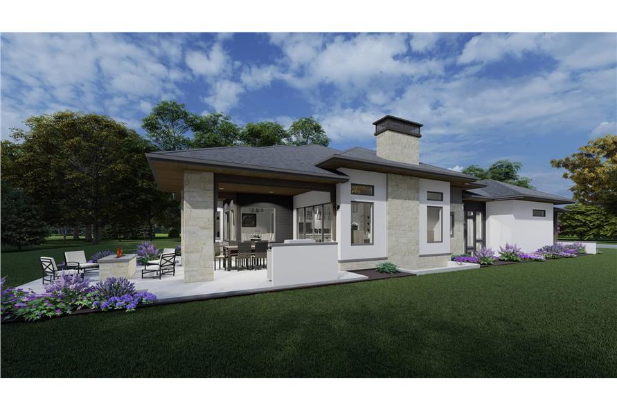 Left Side View of this 2-Bedroom,2611 Sq Ft Plan -194-1072