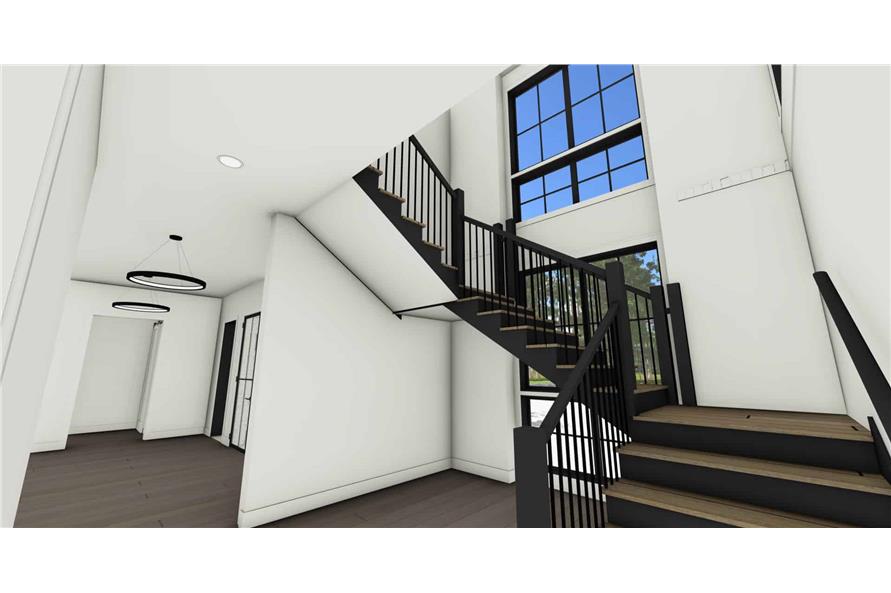 Stairs of this 4-Bedroom,4127 Sq Ft Plan -194-1074