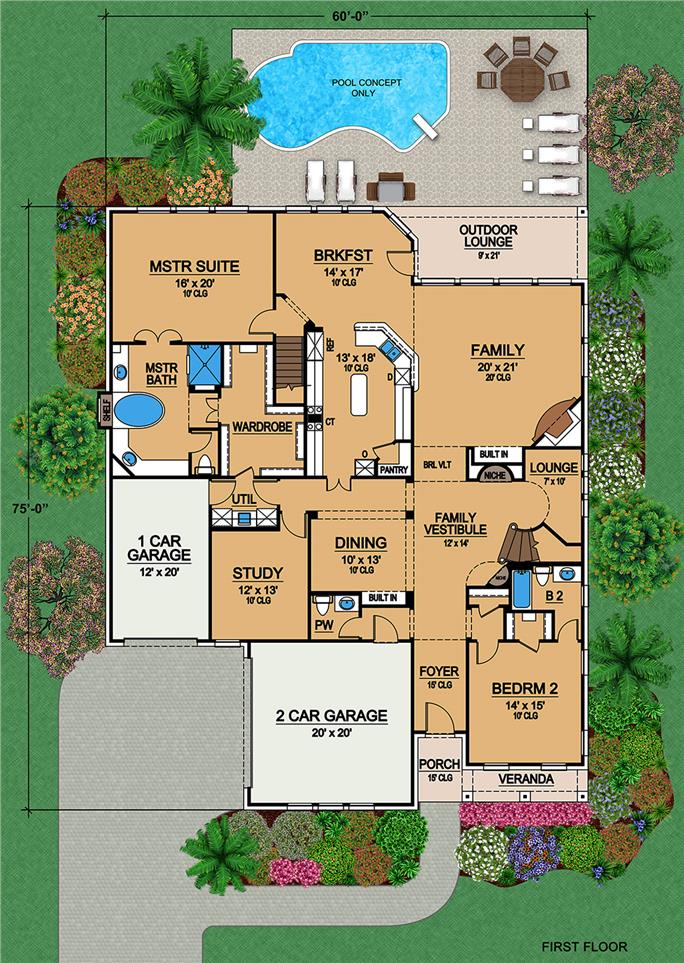 5 Bedrm, 5293 Sq Ft Victorian House Plan #195-1178