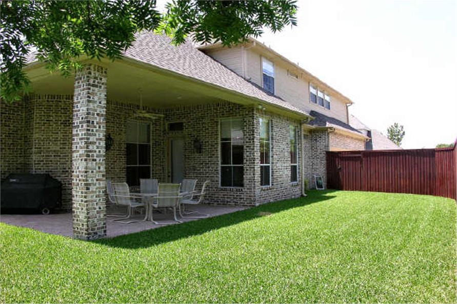 Patio of this 3-Bedroom,4153 Sq Ft Plan -195-1256