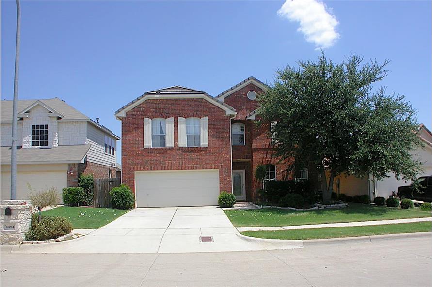 Front View of this 3-Bedroom,2460 Sq Ft Plan -195-1278