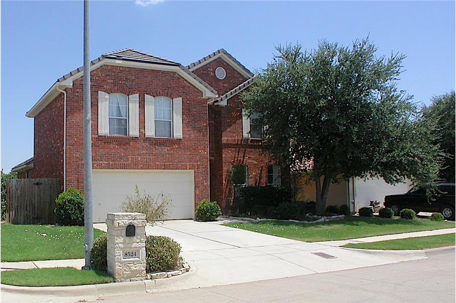 Front View of this 3-Bedroom,2460 Sq Ft Plan -195-1278