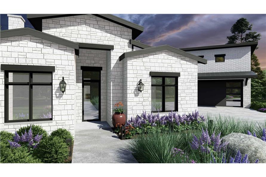 Front Door of this 3-Bedroom,3041 Sq Ft Plan -195-1314