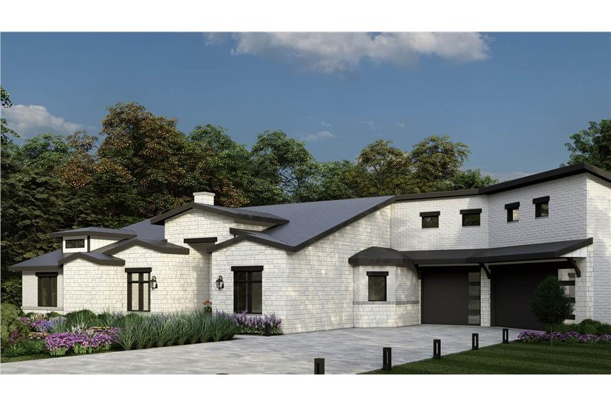 Front View of this 3-Bedroom,3041 Sq Ft Plan -195-1314