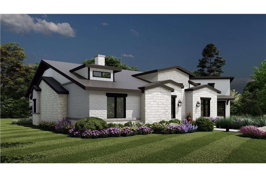 Left Side View of this 3-Bedroom,3041 Sq Ft Plan -195-1314