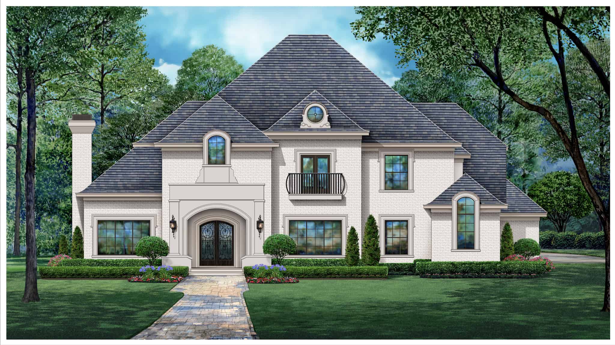 Tudor House Plan 4 Bedrms 5 5 Baths 6280 Sq Ft 195 1332   Plan1951332MainImage 26 8 2023 4 