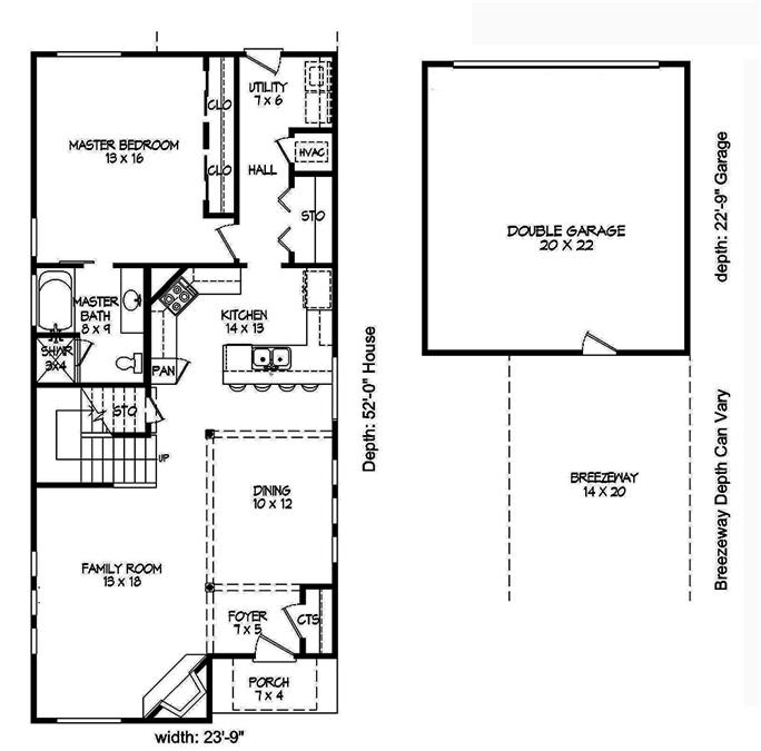 3 Bedrm, 1843 Sq Ft Cottage House - Plan #196-1008