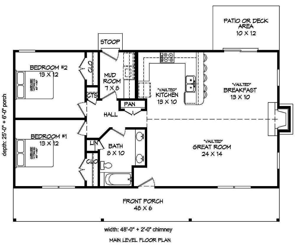 55 House Plans 1200 Sq Ft 2 Story