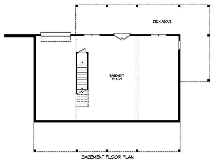 2 Bedrm, 1500 Sq Ft Small Homes Style House - Plan #196-1014