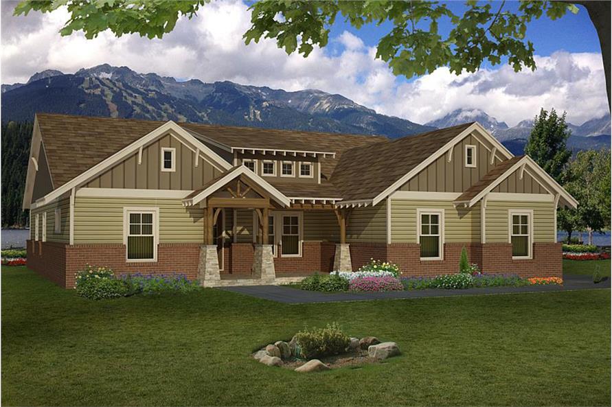 3-Bedroom, 2100 Sq Ft Craftsman Home - Plan #196-1017 - Main Exterior