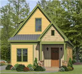 Cottage House - 3 Bedrms, 2 Baths - 1979 Sq Ft - Plan #196-1053