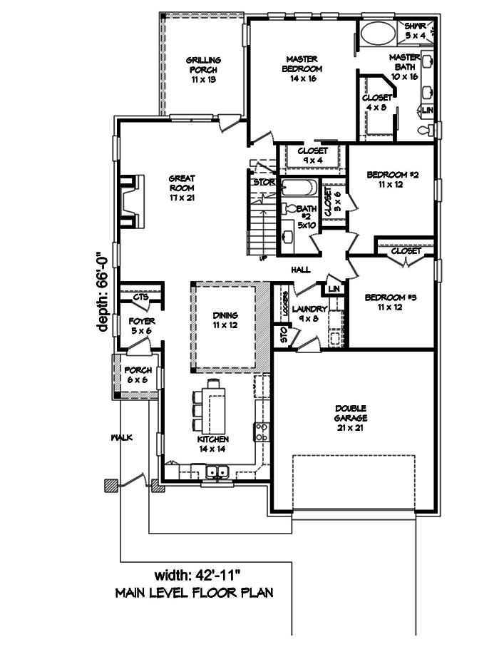 European House - 4 Bedrms, 3 Baths - 2950 Sq Ft - Plan #196-1064