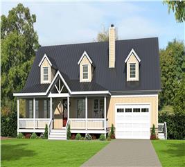 4 Bedrm, 2845 Sq Ft Cottage House Plan #116-1113