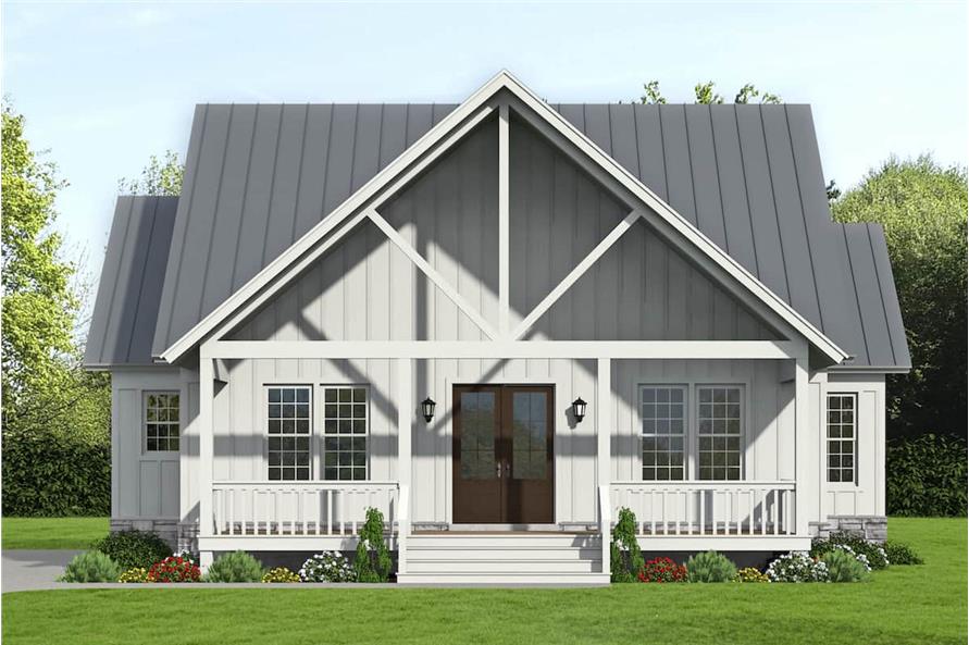 3-Bedroom, 2100 Sq Ft Modern Farmhouse Home - Plan #196-1237 - Main Exterior