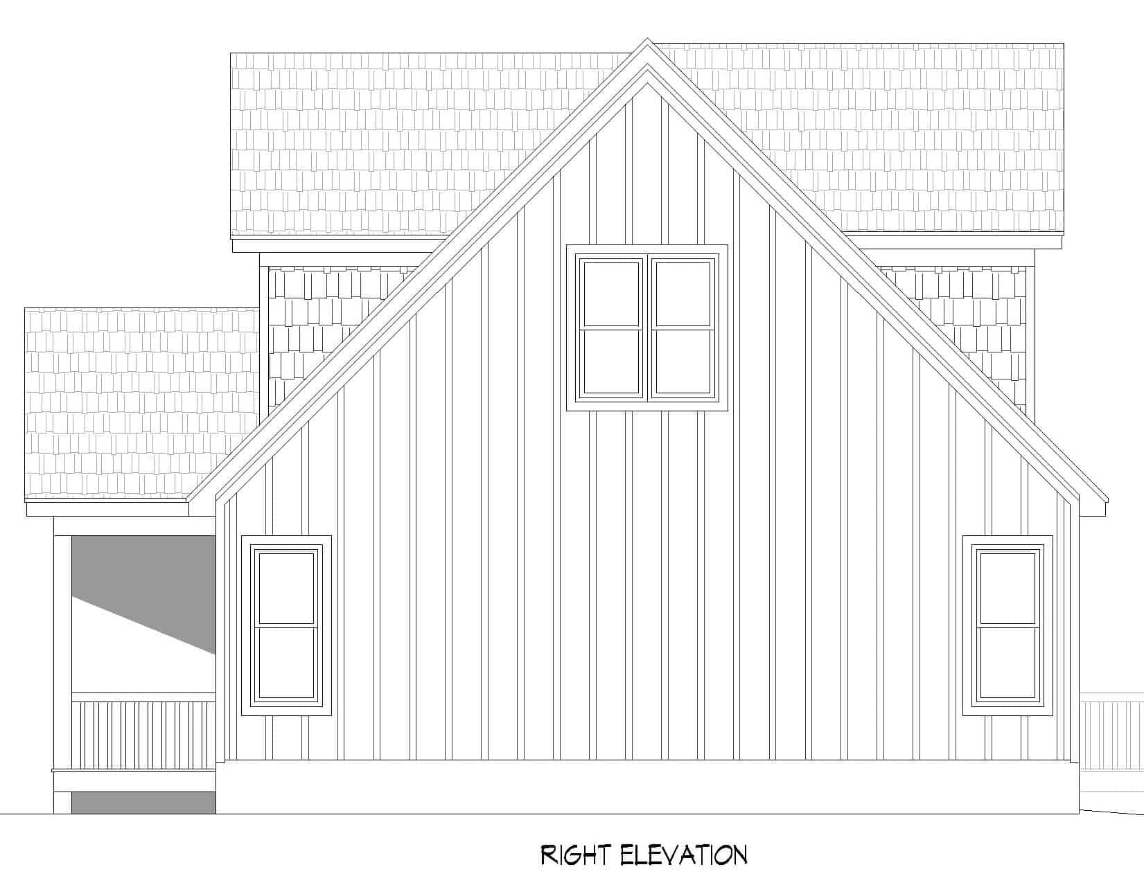 Rustic Home - 4 Bedrms, 3 Baths - 2537 Sq Ft - Plan #196-1239