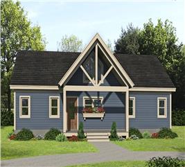 Country Ranch Home - 2 Bedrms, 2 Baths - 1357 Sq Ft - Plan #196-1243