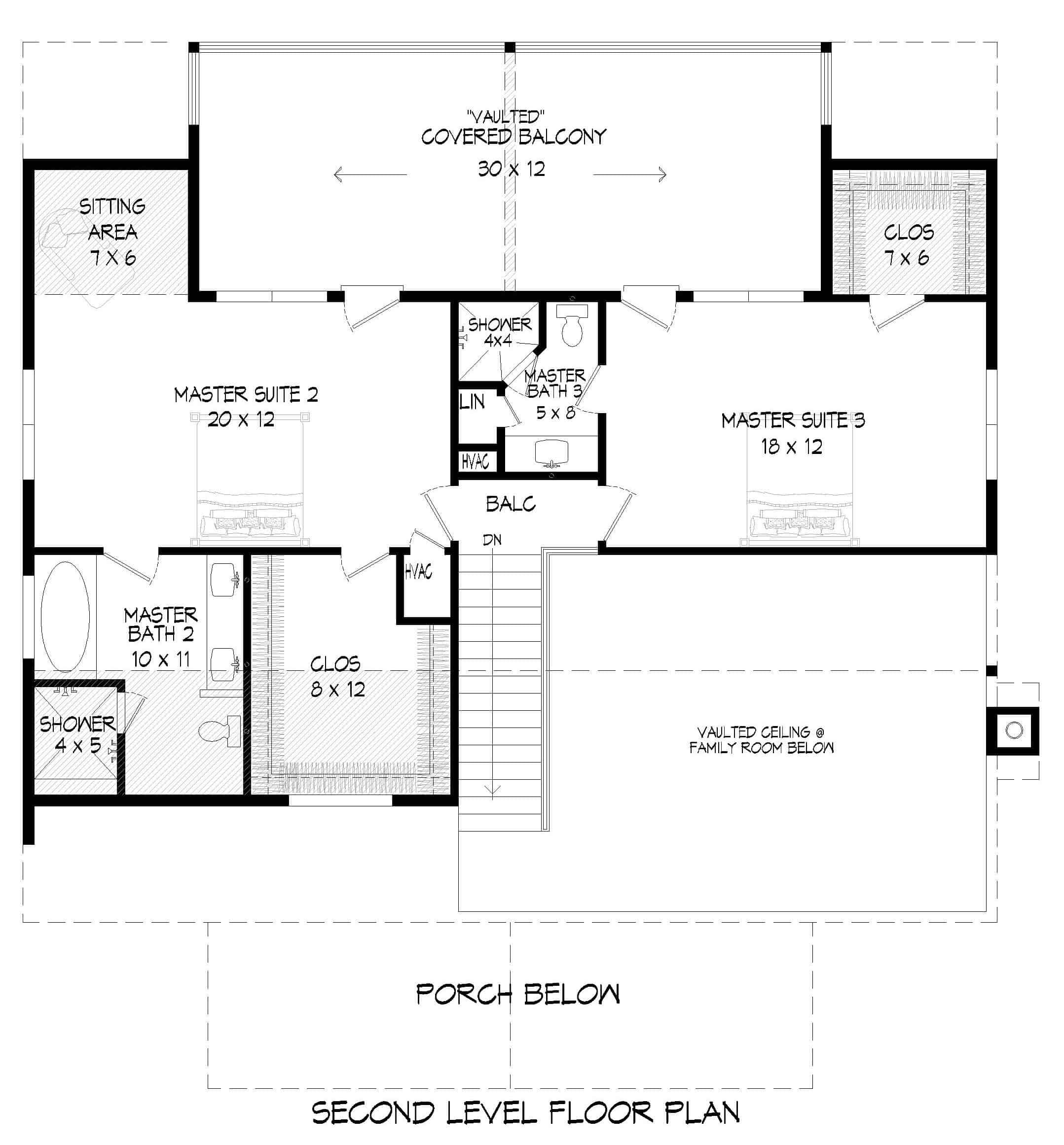 Farmhouse Home - 3 Bedrms, 3.5 Baths - 2458 Sq Ft - Plan #196-1248