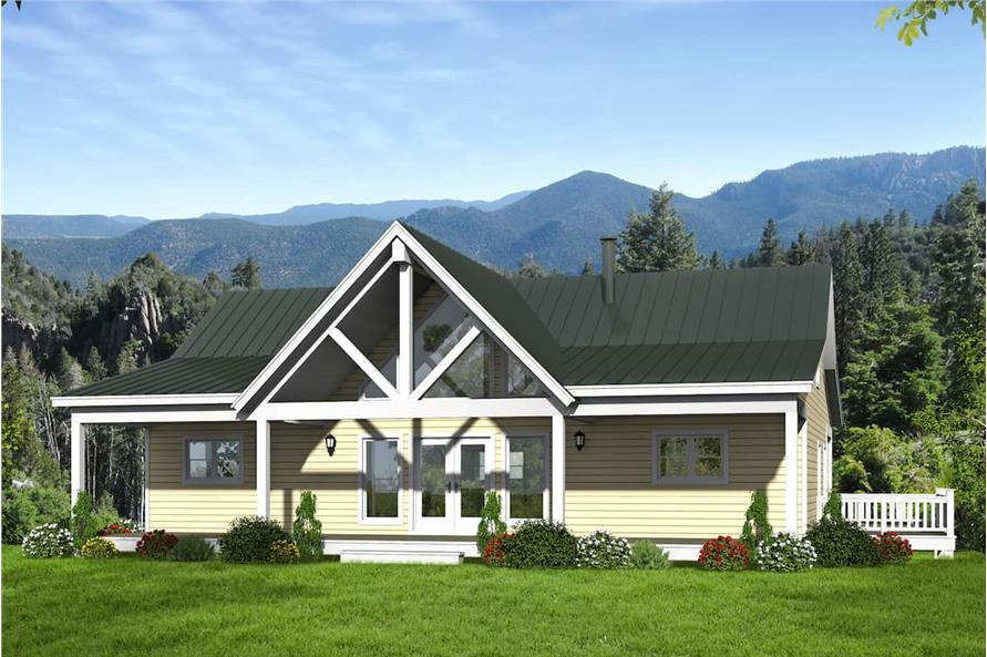 2-Bedroom, 1500 Sq Ft Ranch House - Plan #196-1250 - Front Exterior