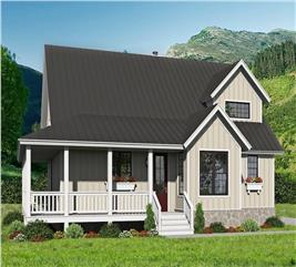 Farmhouse Home - 3 Bedrms, 3.5 Baths - 2300 Sq Ft - Plan #196-1256