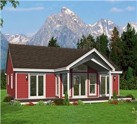 Ranch Floor Plan - 2 Bedrms, 2 Baths - 1668 Sq Ft - Plan #196-1258