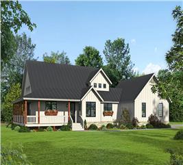 Contemporary Home - 3 Bedrms, 2.5 Baths - 2277 Sq Ft - Plan #196-1259