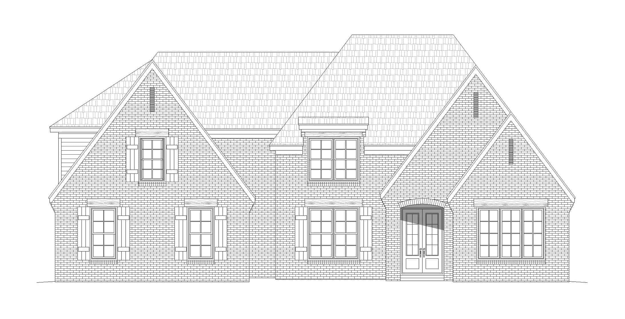 French Style Home - 5 Bedrms, 3.5 Baths - 3781 Sq Ft - Plan #196-1268