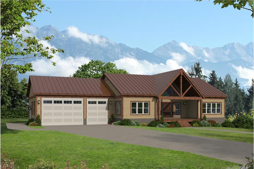 2-Bedroom, 1763 Sq Ft Ranch Home - Plan #196-1285 - Main Exterior