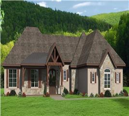 French Country Home - 3 Bedrms, 2 Baths - 2709 Sq Ft - Plan #196-1288