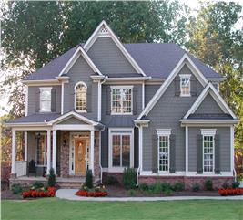 Colonial House Plan with In-Law Apt - 5 Bed, 4.5 Bath, 3312 Sq Ft ...