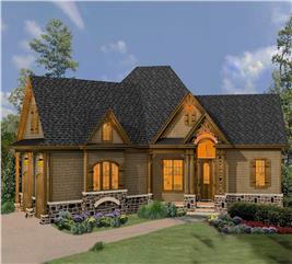 Cottage Home Plan - 3 Bedrms, 2 Baths - 1729 Sq Ft - #198-1056