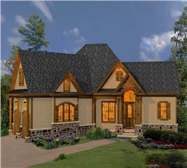 Cottage Floor Plan - 3 Bedrms, 2.5 Baths - 2090 Sq Ft - #198-1063