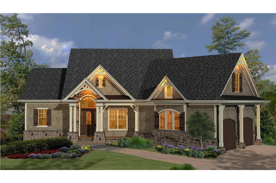 3-Bedroom, 1873 Sq Ft Cottage Home - Plan #198-1064 - Main Exterior