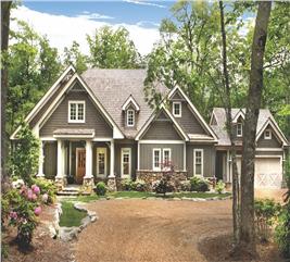 Cottage Craftsman Plan - 4 Bedrms, 4.5 Baths - 4941 Sq Ft - #198-1074