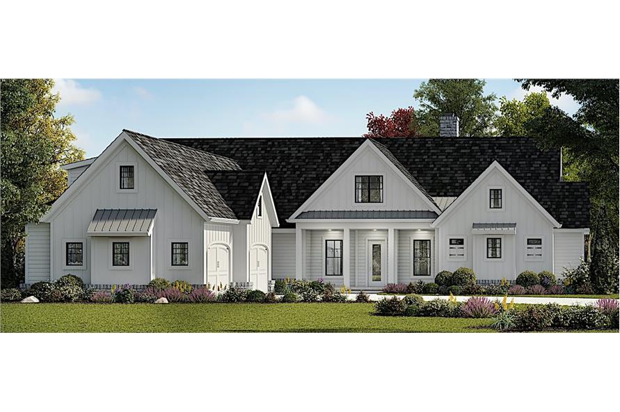 3-Bedroom, 3169 Sq Ft Cottage Home - Plan #198-1139 - Main Exterior