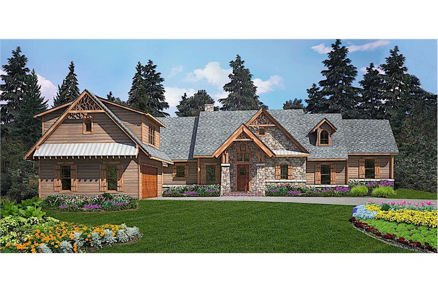 4-Bedroom, 2993 Sq Ft Cottage Home - Plan #198-1155 - Main Exterior