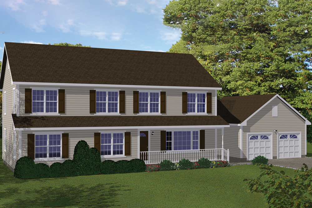 Farmhouse Floor Plan 4 Bedrms 2 Baths 2446 Sq Ft 200 1039