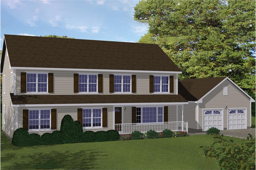 Farmhouse Floor Plan 4 Bedrms 2 Baths 2446 Sq Ft 200 1039