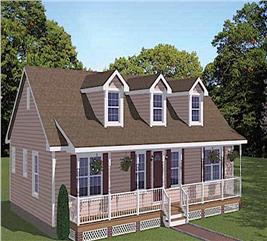 Farmhouse Home - 3 Bedrms, 2 Baths - 1381 Sq Ft - Plan #200-1069